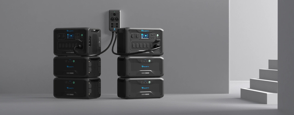 Портативная электростанция 3 квт с аккумулятором BLUETTI AC300 + B300