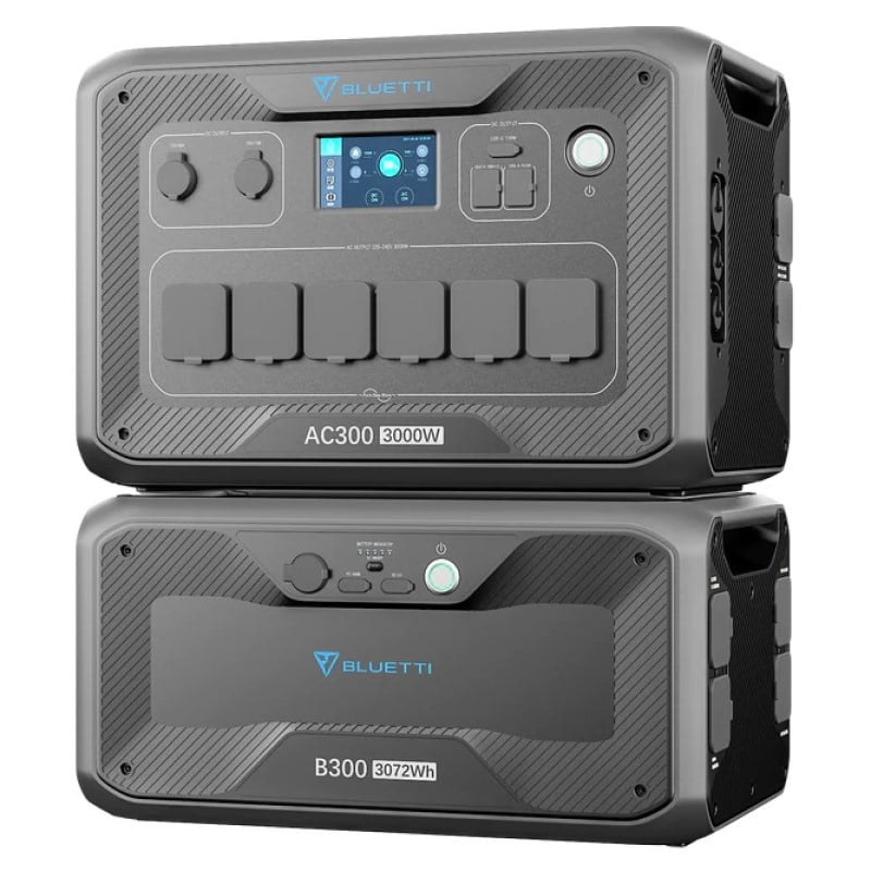 Портативная электростанция 3 квт с аккумулятором BLUETTI AC300 + B300