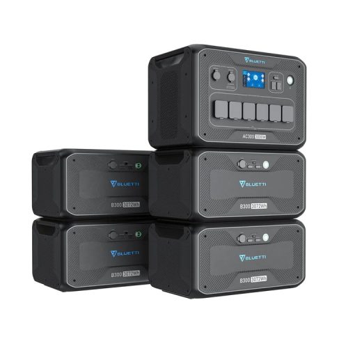 BLUETTI AC300 + B300 3 kVt quvvatli portativ elektr stansiyasi va akkumulyator moduli