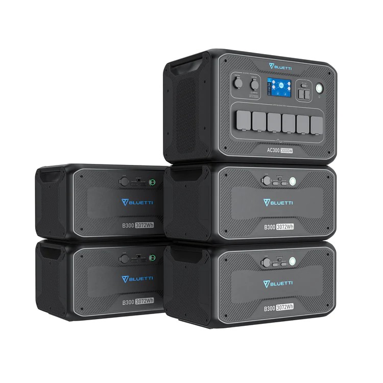 Портативная электростанция 3 квт с аккумулятором BLUETTI AC300 + B300