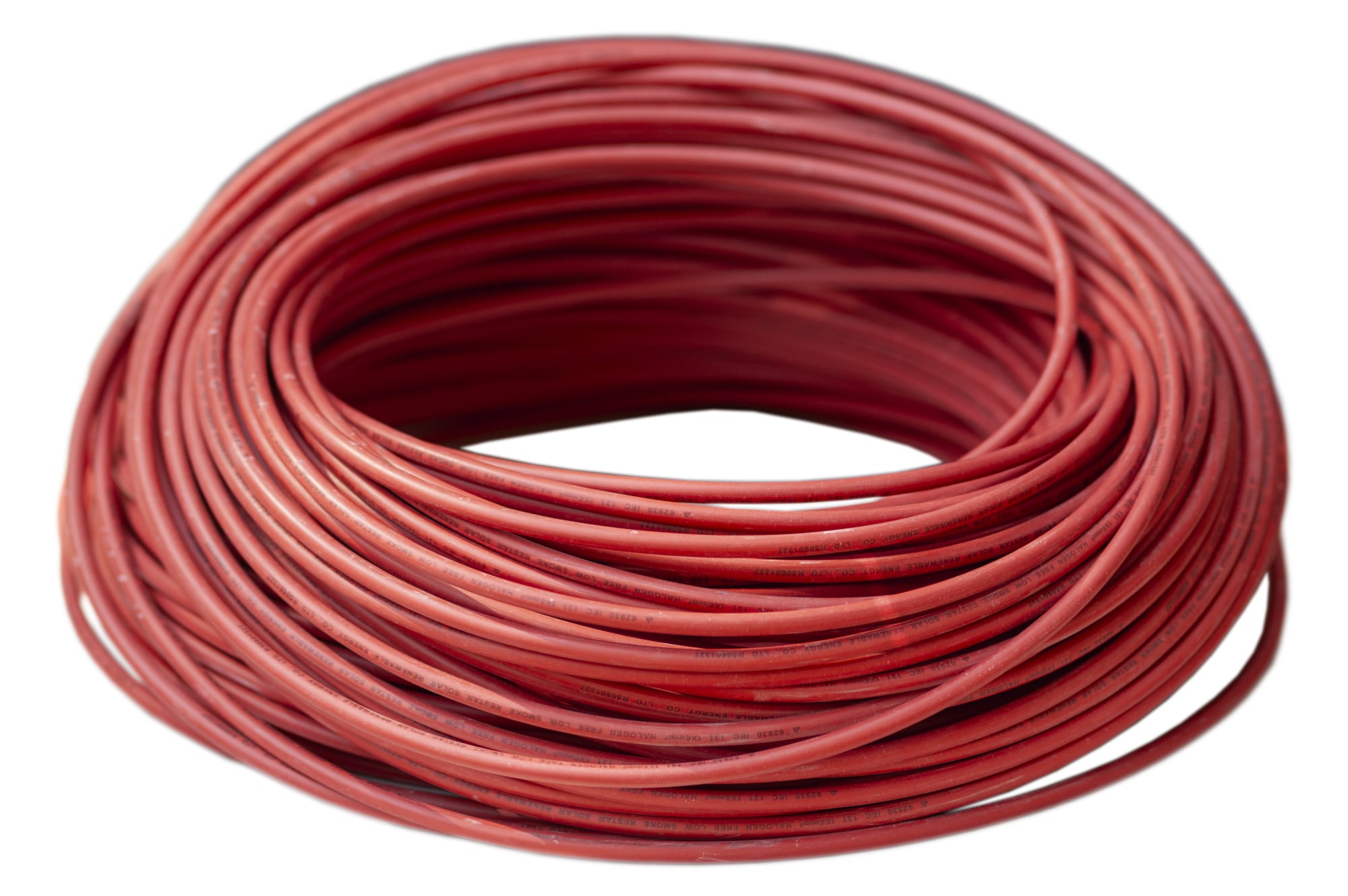 Quyosh panellari uchun kabel 6 mm² (qizil)