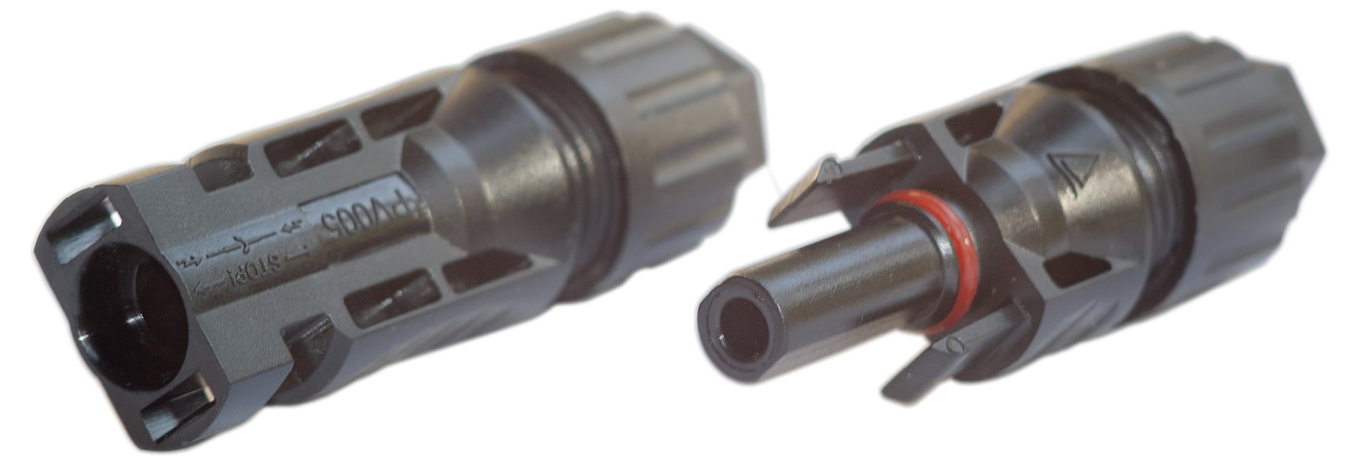 MC4 konnektori (erkak va ayol jamlanmasi)