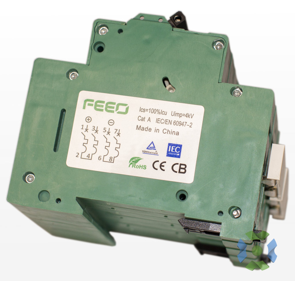 Автоматический выключатель постоянного тока 1000 вольт 16 ампер (4P)