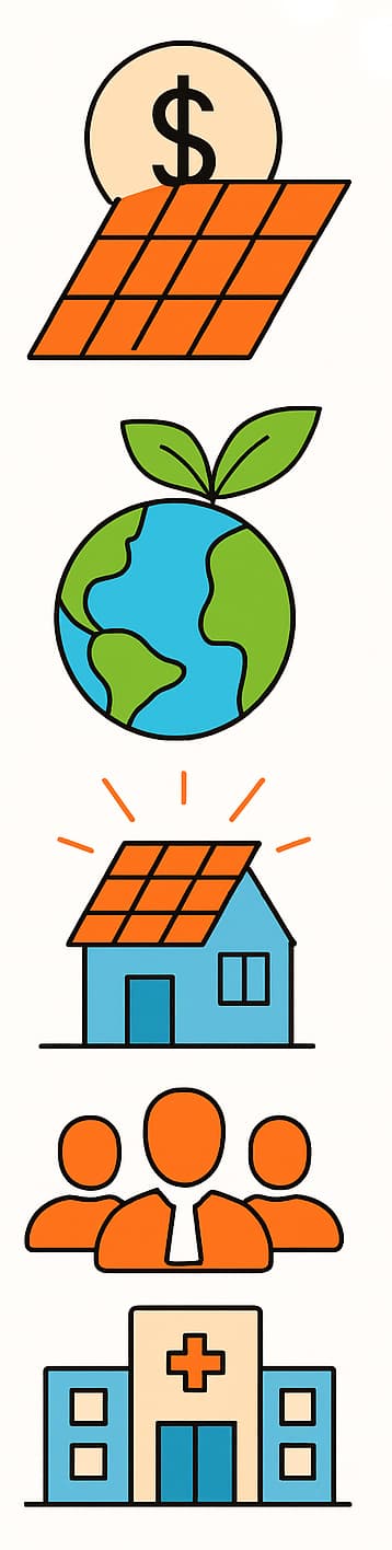 Выгоды от установки солнечной электростанции