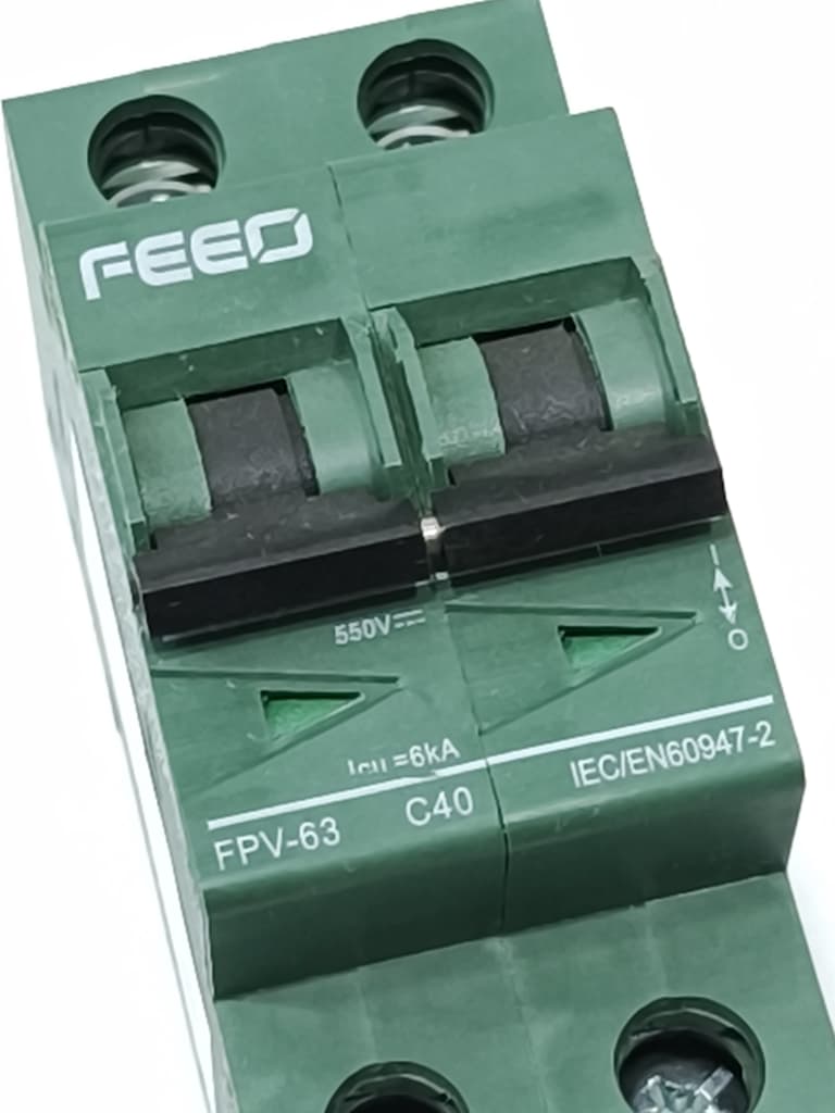 Автомат постоянного тока FEEO FPV-63 2P 550V/40A