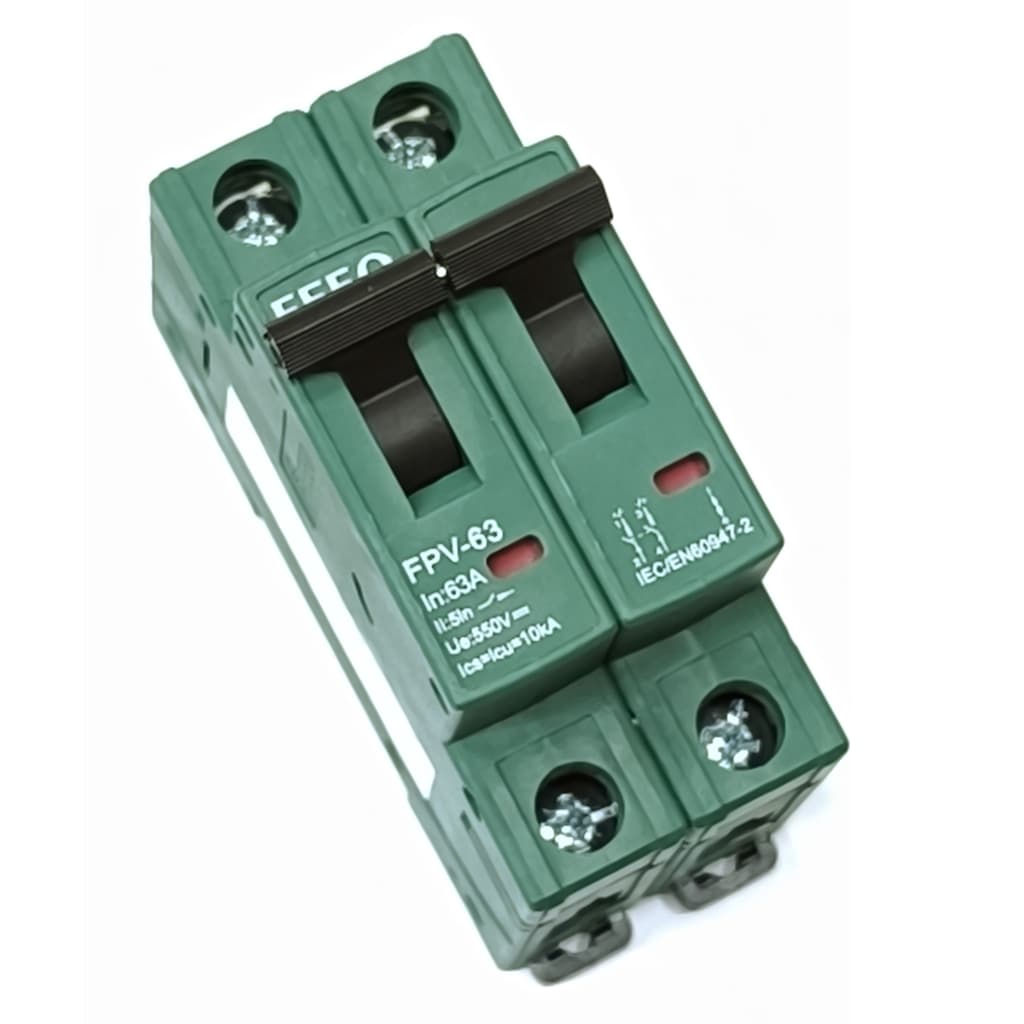 Автоматический выключатель постоянного тока FPV-63 2P 550V 63A