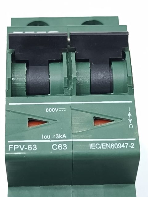FEEO FPV-63 2P 800V 63A o‘zgarmas tok (DC) avtomatik o‘chirgichi