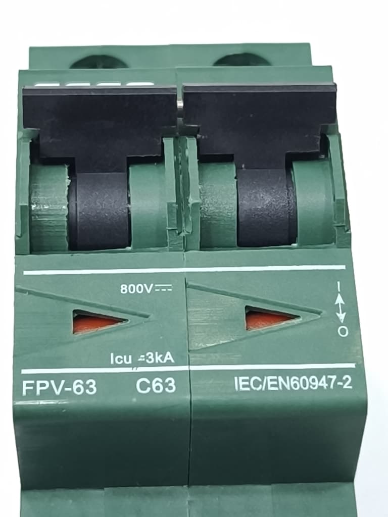 Автоматический выключатель постоянного тока FEEO FPV-63 2P 800V/63A