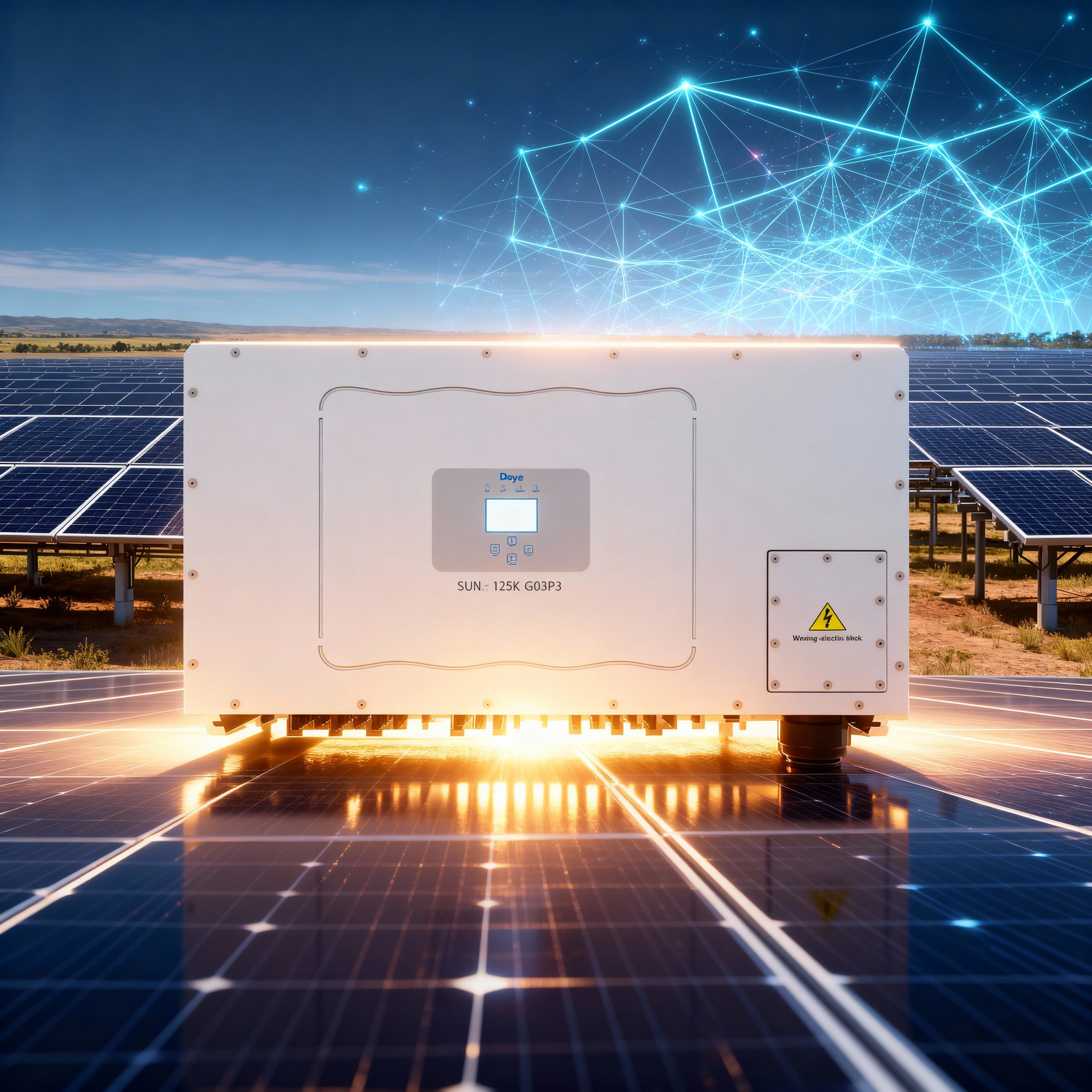 Сетевой солнечный инвертор Deye SUN-125K-G01P3 - 125 кВт