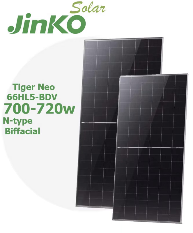 Jinko Tiger Neo 720W Bifacial