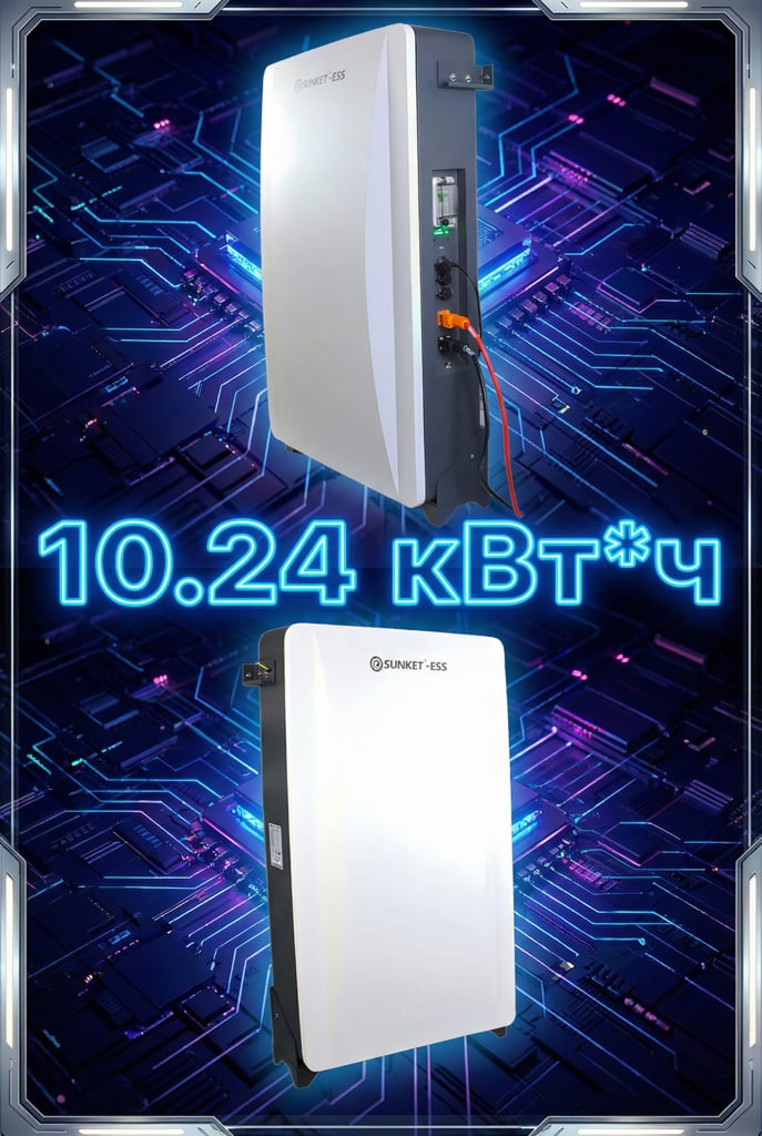 LiFePO4 аккумулятор Sunket 10.24 кВт*ч