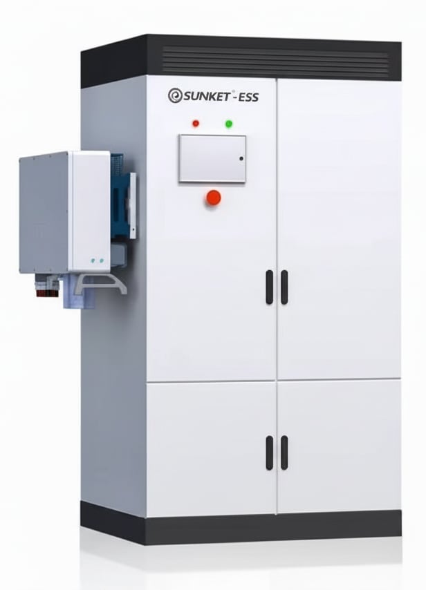 Промышленный шкаф‑накопитель SUNKET 50 kW HYBRID INVERTER / 100 kWh BATTERY