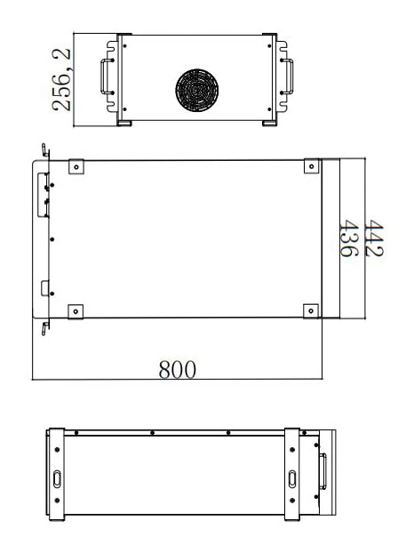 Sunket LFP 16000 / HV 51.2V 314Ah LiFePO4 akkumulyatori