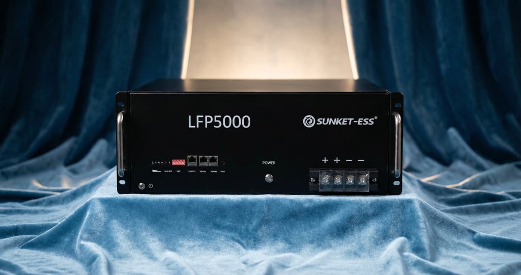 SUNKET LFP5000 (5 kVt*soat) LiFePO₄ akkumulyator batareyasi