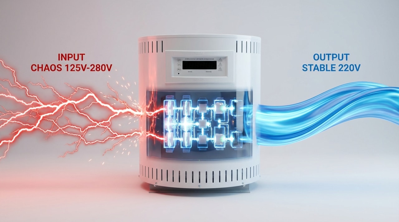 Стабилизатор напряжения SKAT STL-20000 9 ступеней