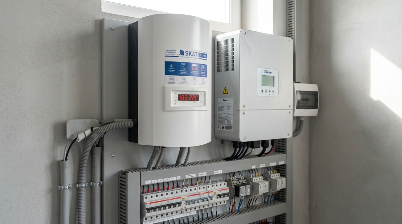 Стабилизатор напряжения SKAT STL-10000 исп. Н